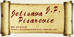 Jelisava Pisarević vizit kartica